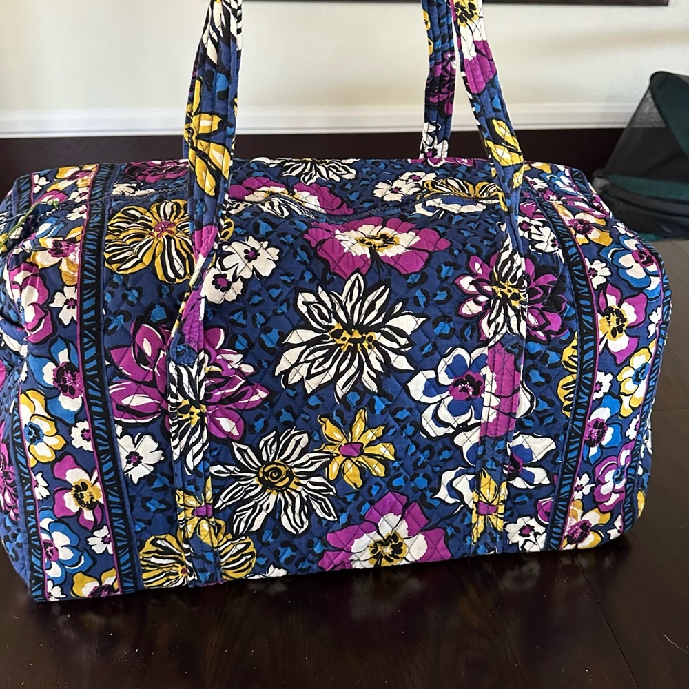 Vera Bradley Duffel Travel Bag in African Violet
